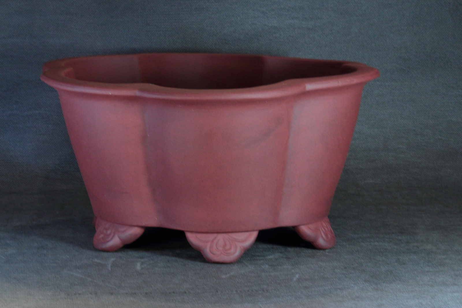 poterie hexagonale pour bonsaï en grès de Xing – Image 4