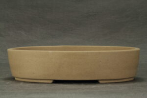 pot bonsaï ovale en grès Toffee
