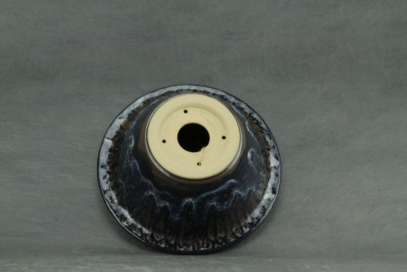 pot à semi-cascade émaillé bleu – Image 6